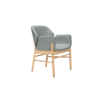 Adele Armchair M945C Front Angled View