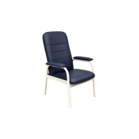 BC1 High Back Day Chair Calfskin Blue