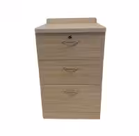 Bedside-Cabinet-3-Drawer-Maple-Front-View