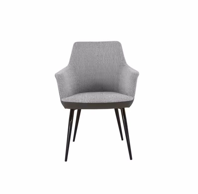 Byron-(A168)-Tub-Chair-Steel-Legs-Front-View