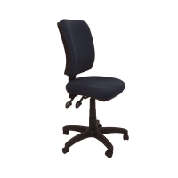 EG400 Task Chair black - side angled view