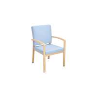 Eiko Armchair Front Angled View 1