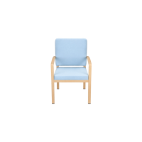 Eiko Armchair Front Angled View 2