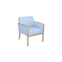 Eiko Lounge (Closed Arm) Front Angled View 1
