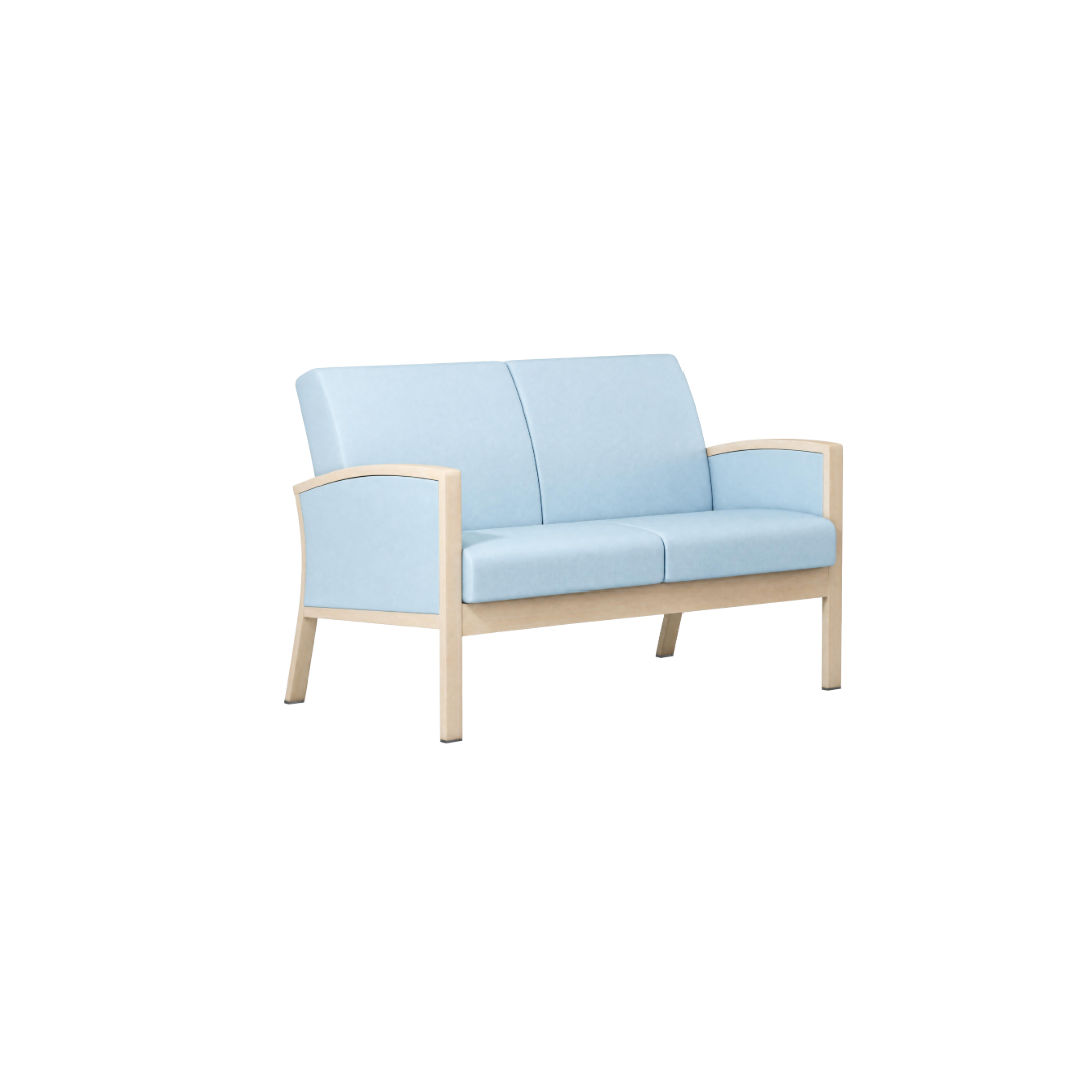 Eiko Sofa (Closed Arm) Front Angle View 1