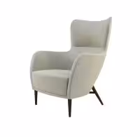 Emerald-(A176)-Front-Angled-View-(Light-Fabric)