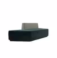 Lego Modular Chair with Backrest Angled View