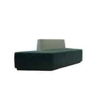 Lego Modular Chair with Backrest Angled View