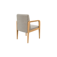 Mery Armchair M741C Back Angled View