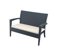 Miami-Sofa-Dark-Grey-Angled-Front-View-With-Seat-Cushion