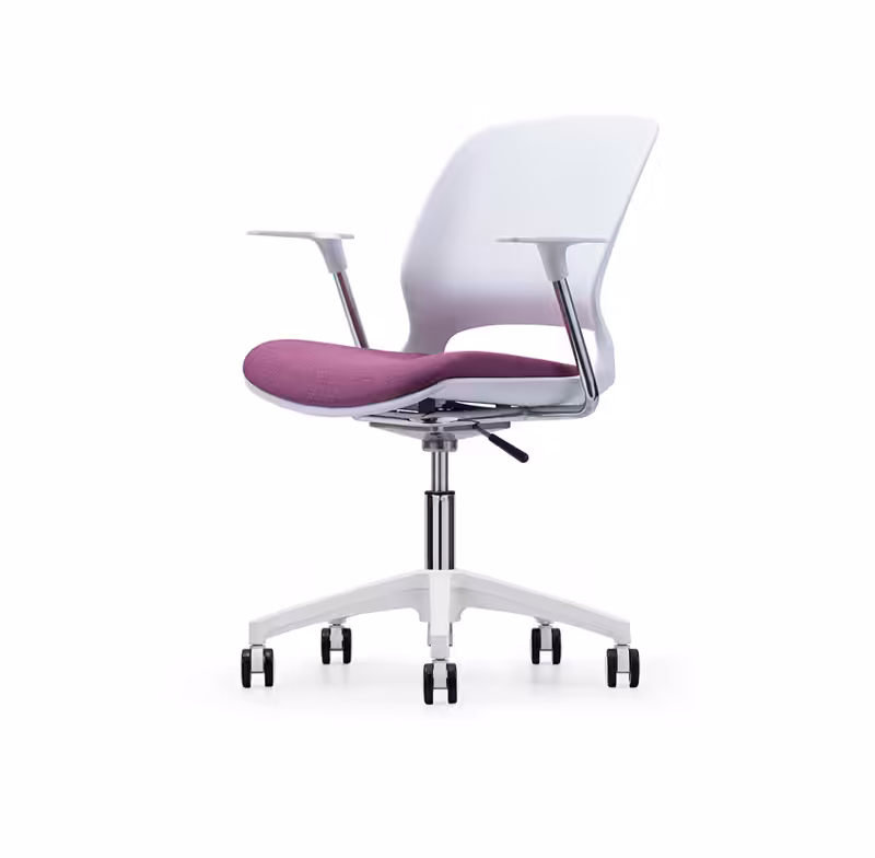 Sanya-L21-5-Task-White-with-Arms-Purple-Front-Angled-View