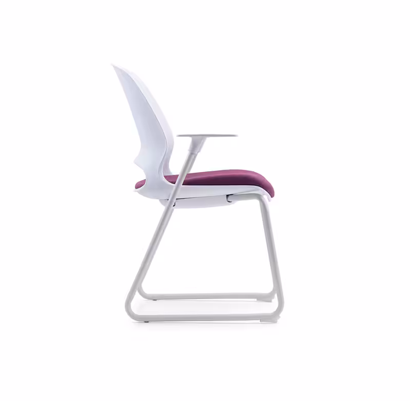 Sanya-L21-6-Sled-White-with-Arms-Purple-Side-View
