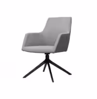 Riley (A109-2) Raised Swivel Base Front Angled View