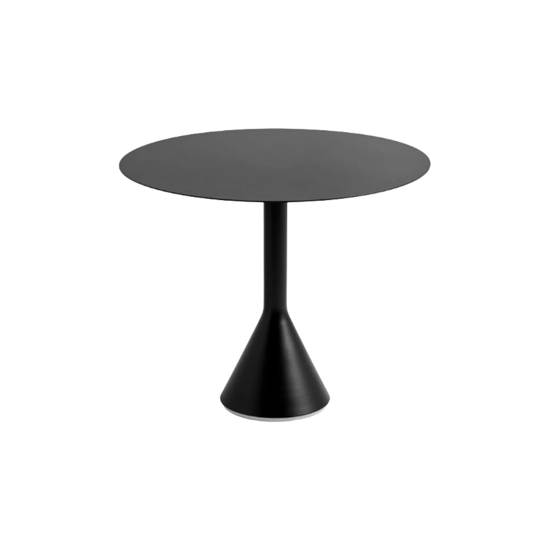 Largos Side Table - Black Large Top_