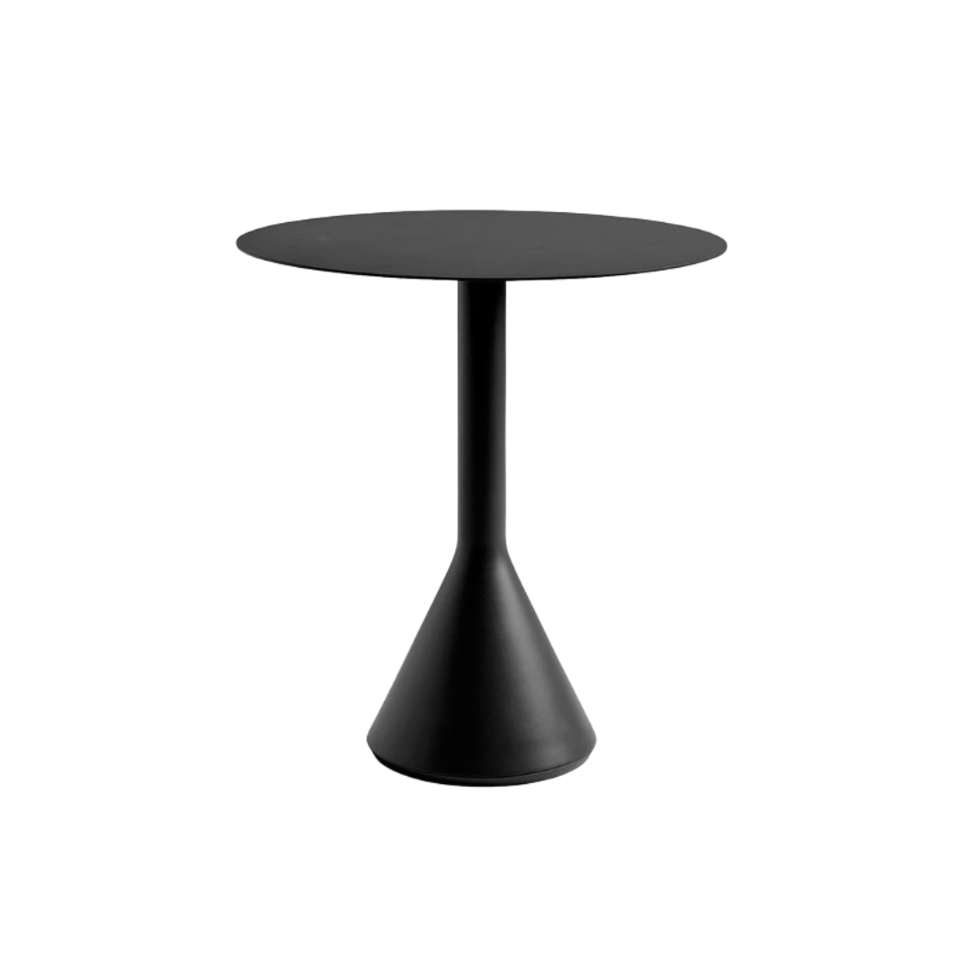 Largos Side Table - Black Small Top