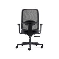 Lotto Medium Back Mesh Operator Chair black frame back