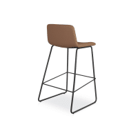 Pixel Bar Stool Amber PU black base