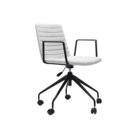 Pixel Swivel 5 Star Base Chair - With Armrests 2