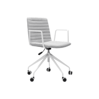 Pixel Swivel 5 Star Base Chair - With Armrests 3