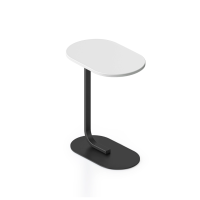 Selene Side Table White top Black base