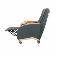 SG1076 Manual and Electric Recline Lounge open side angled view