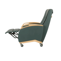 SG1076 Manual and Electric Recline Lounge open side angled view