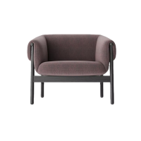 Jellyfish Chair Rusty Purple Colour - front angled view