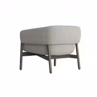 Jellyfish Chair Steel Grey Colour back angled view