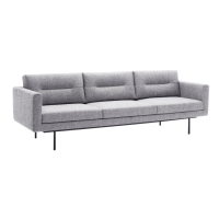 Liberty Sofa - 3 Seater - Front Angled View