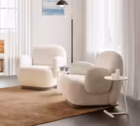 Rain Flower Chair - living room view