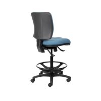 Rexa 135 Task Chair Mid Back Drafter - back angled view