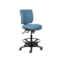 Rexa 135 Task Chair Mid Back Drafter - front angled view