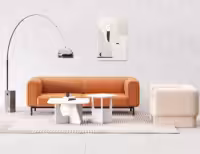 Snowcap Sofa Living Room View