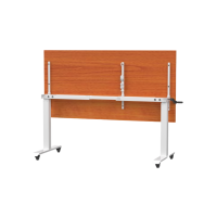 Boost Crank Flip Top Table - Cherry Top White Frame