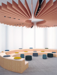 Macaroon Seat Cushion - Meeting Room View