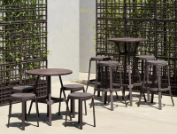 Nardi Stack Bar Stool - Outdoor View