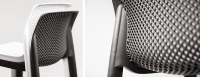 Net Bar Stool - Back Angled View