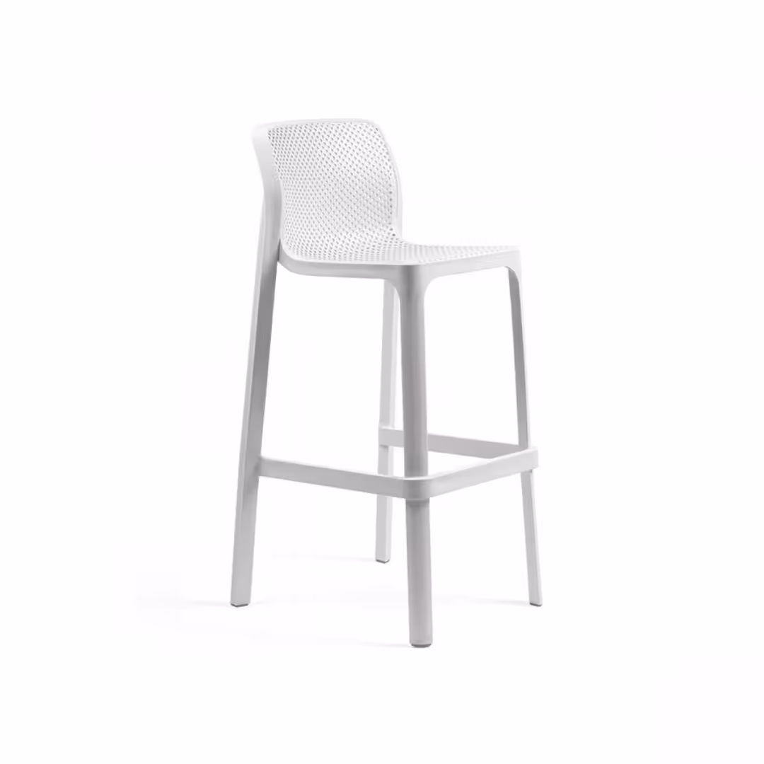 Net Bar Stool - Bianco