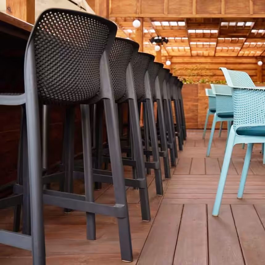 Net Bar Stool - Dining Area View