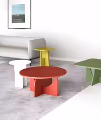 Plank End Table - Lobby View