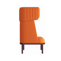 Sheep Highback Sofa - Single Seater Side Angled View