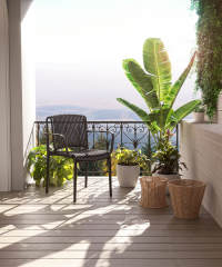 Nes Armchair - Balcony View