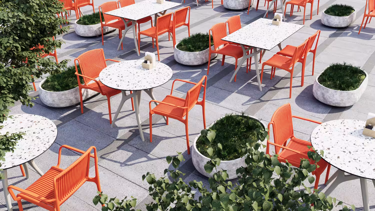 Nes Chair Collection - Outdoor View 3