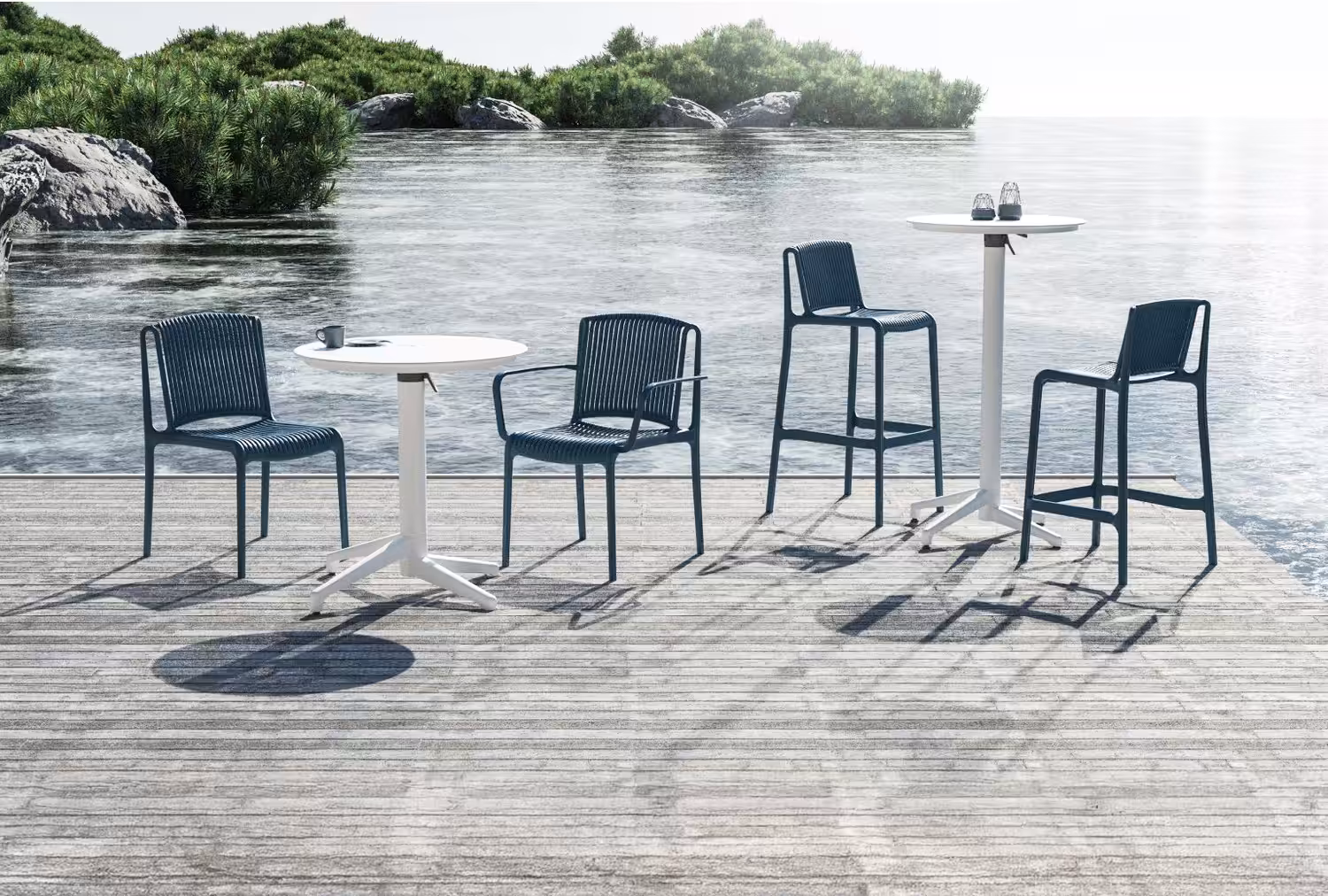 Nes Chair Collection - Outdoor View