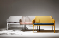 Net Bench Chair with Cushion 2