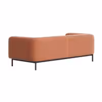 Snowcap Sofa - 2 Seater back angled view