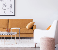 Lulu Lounge Chair - Living Room View