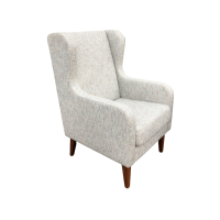 Lulu Wing Back Lounge - Side Angled View