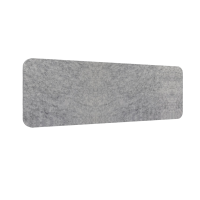 Desk Mounted Eco Panel Screen Grey