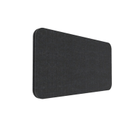 Desk Mounted Eco Panel Screen SMALL Black
